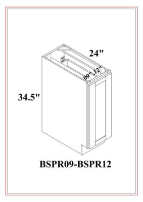 SPICE PULL OUT BASE CABINET