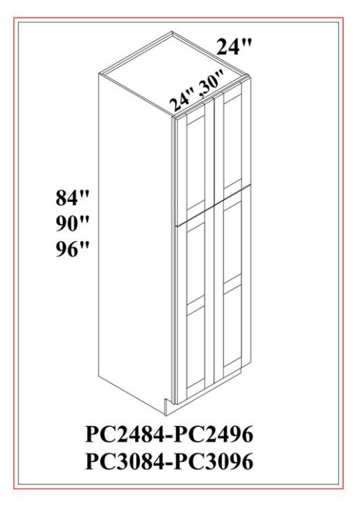 TALL PANTRY – DOUBLE DOOR