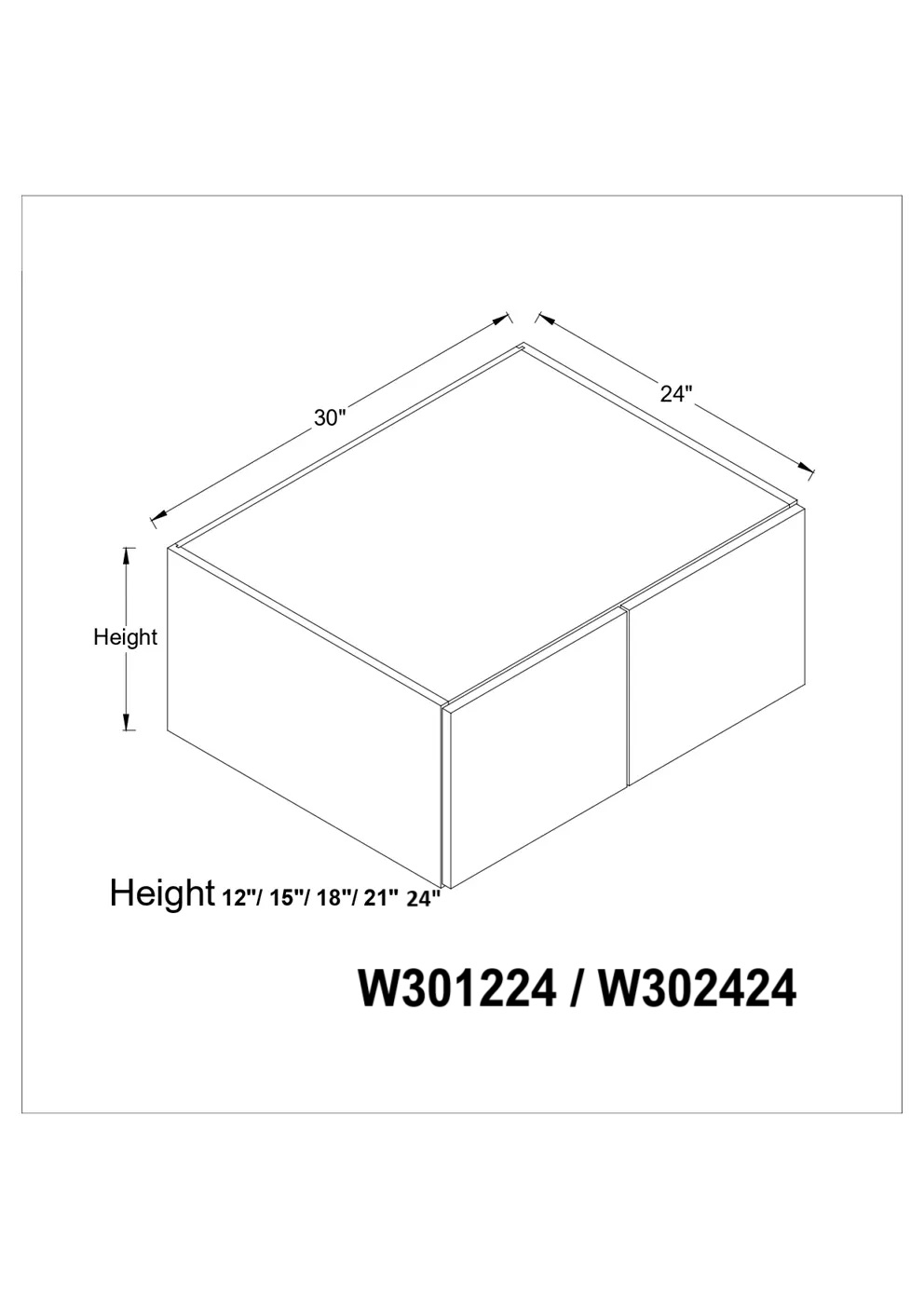 Bridge Cabinet 24″ Deep